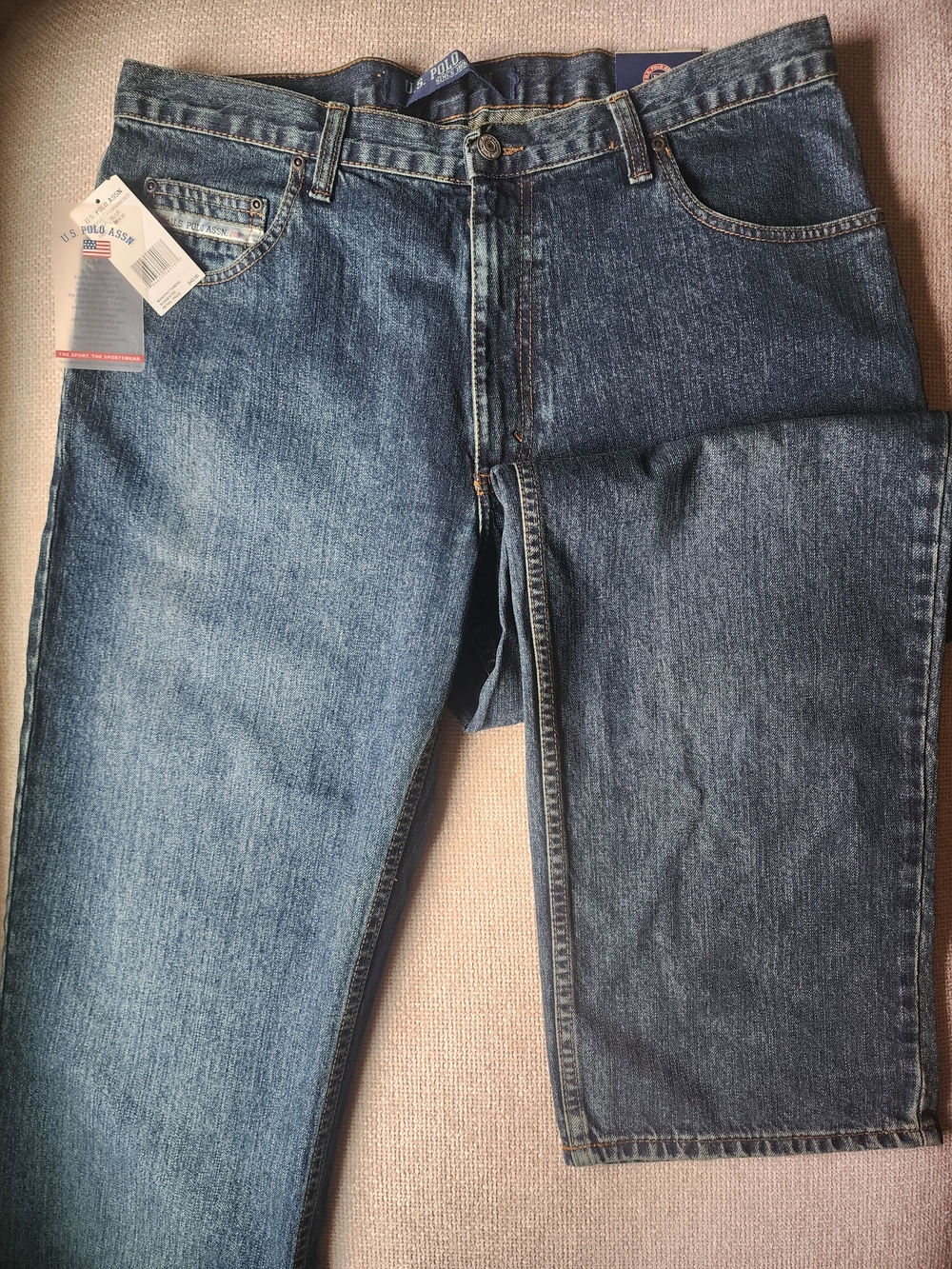 U.S. Polo Assn. Dark Blue Relaxed Fit Jeans